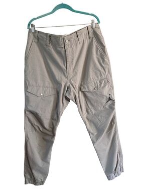 Jordan Light Gray Cargo Jogger Pants
